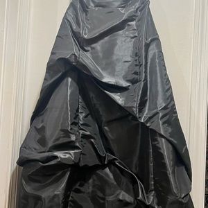 Strapless black and white dress by Jessica Mcclintock